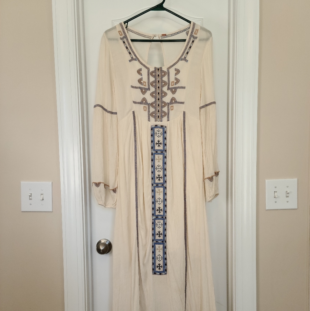 Free People Embroidered Dress
